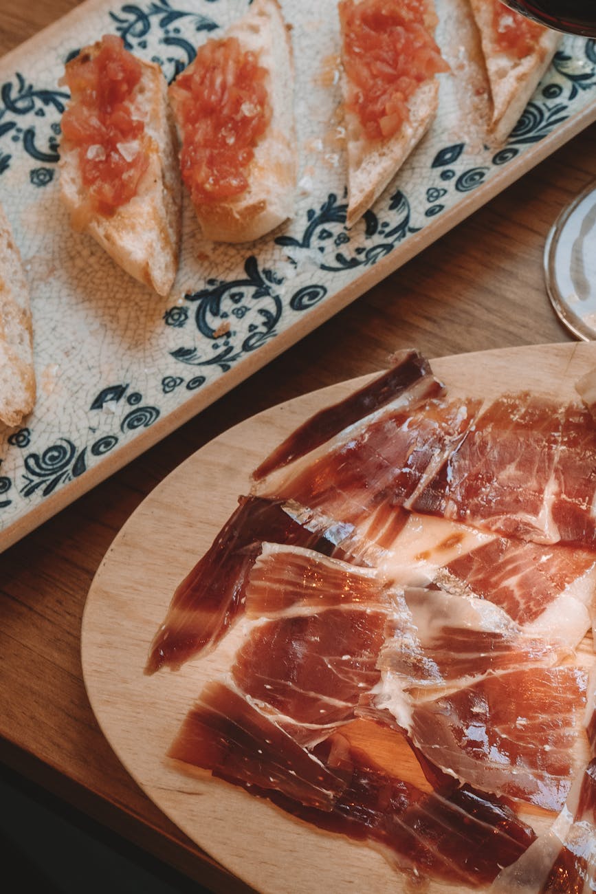 Jamón Ibérico mit Pan con Tomate
