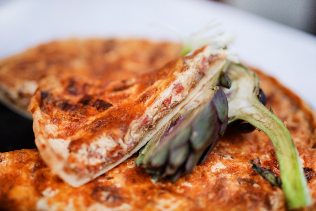 Herzhafte Tarte mit Artischocke